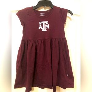 Texas A&M girls Aggie maroon dress